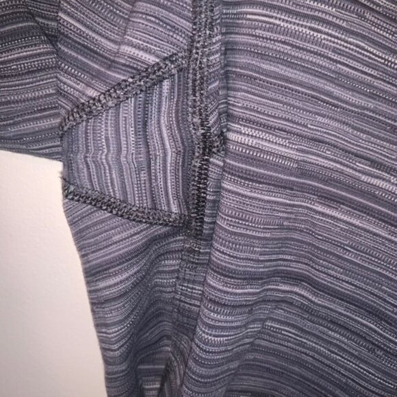 Lululemon High Times Pant *Luxtreme Cyber Stripe Deep Coal Black - Picture 5 of 7